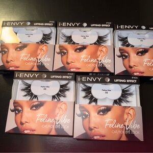 I-Envy by Kiss Feline Vibe False Eyelashes - IFV05 5 pkgs (Black)